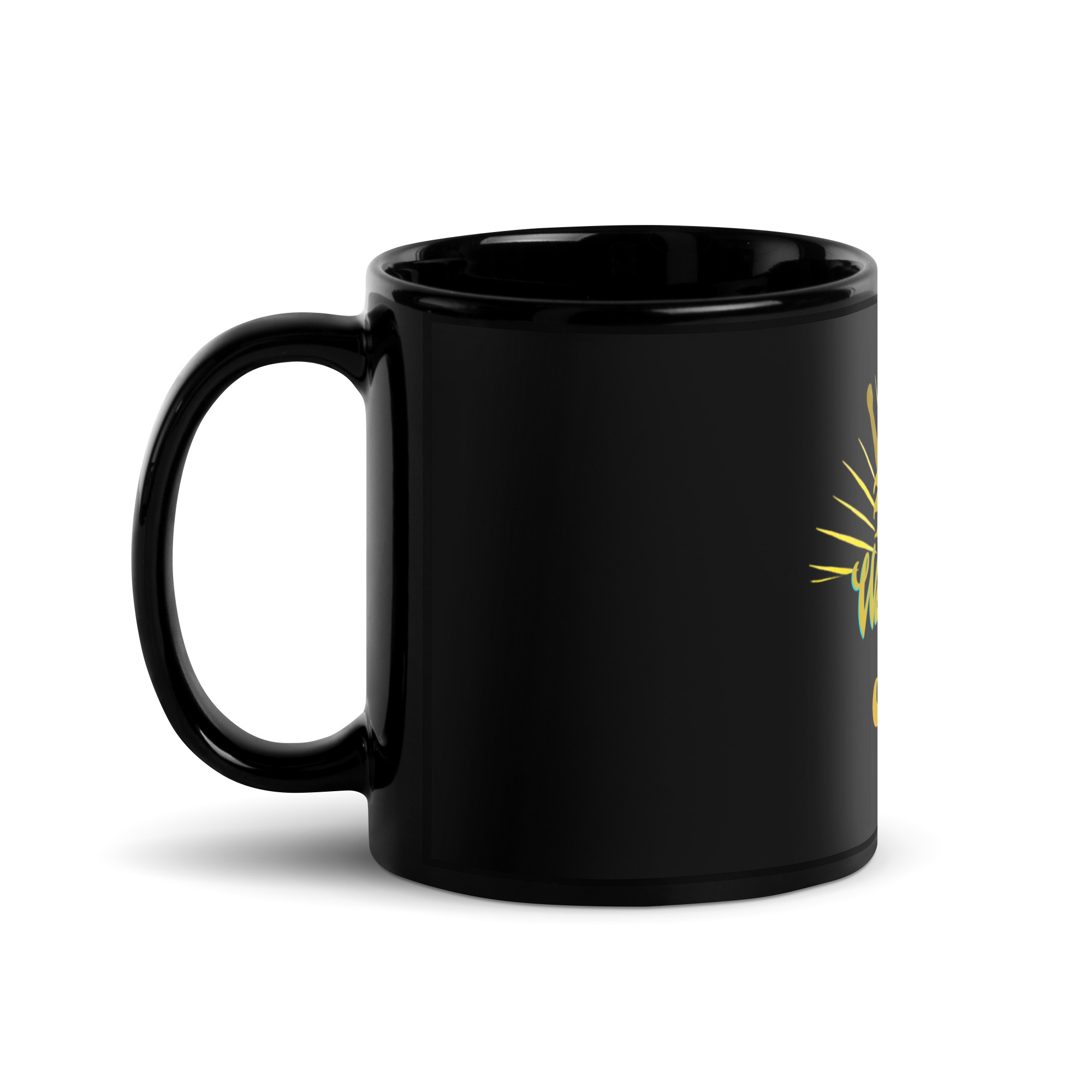 Black Glossy Mug - Image 2